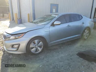 2015 Kia Optima Hybrid EX with VIN KNAGN4AD5F5090845, listed as a Copart auction lot 77896394 with 138,266 mi miles and Clean Title. Bid and sale history available at carsss.com. Image 1.