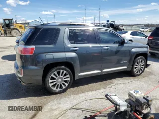 2017 GMC Terrain Denali with VIN 2GKFLVE37H6132472, listed as a Copart auction lot 50068385 with 188,901 mi miles and Salvage Title. Bid and sale history available at carsss.com. Image 3.