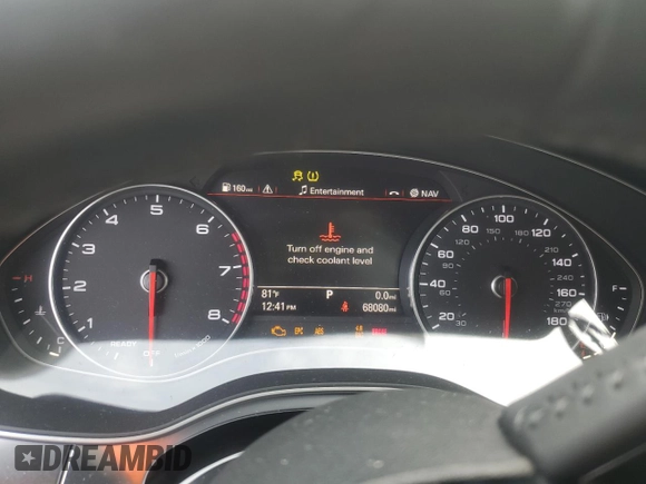2016 Audi A7 3.0 Premium Plus with VIN WAUWGAFC9GN035384, listed as a Copart auction lot 39582654 with 68,080 mi miles. Bid and sale history available at carsss.com. Image 9.