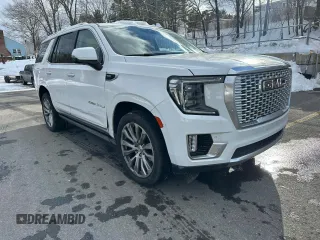 2021 GMC Yukon Denali with VIN 1GKS2DKL7MR413606, listed as a Copart auction lot 44998265 with 73,494 mi miles and Non Repairable. Bid and sale history available at carsss.com. Image 4.