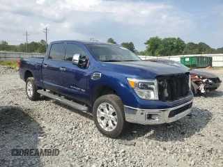 2016 Nissan Titan SV with VIN 1N6BA1F22GN502023, listed as a Copart auction lot 54118535 with 155,760 mi miles and Salvage title. Bid and sale history available at DreamBid. Image 4.