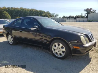 2002 Mercedes-Benz CLK 320/430 with VIN WDBLJ65GX2F199074, listed as a Copart auction lot 75226124 with Not Provided miles and Clean Title. Bid and sale history available at DreamBid. Image 4.