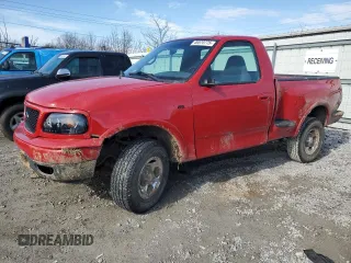 2002 Ford F-150 with VIN 2FTRF08292CA22313, listed as a Copart auction lot 46570775 with 162,051 mi miles and Salvage title. Bid and sale history available at DreamBid. Image 1.
