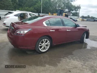 2013 Nissan Maxima SV with VIN 1N4AA5AP5DC820448, listed as a Copart auction lot 60411935 with 145,068 mi miles and Salvage title. Bid and sale history available at DreamBid. Image 3.