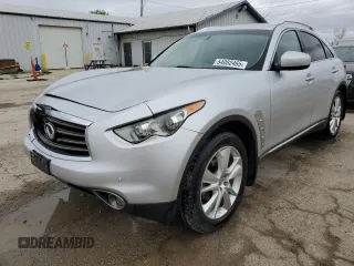 2012 Infiniti FX with VIN JN8AS1MW0CM156155, listed as a Copart auction lot 54002465 with 148,482 mi miles and Salvage title. Bid and sale history available at DreamBid. Image 1.