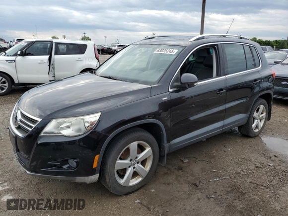 2010 Volkswagen Tiguan SEL with VIN WVGAV7AXXAW531730, listed as a Copart auction lot 63025245 with 77,920 mi miles and Clean title. Bid and sale history available at DreamBid. Image 1.