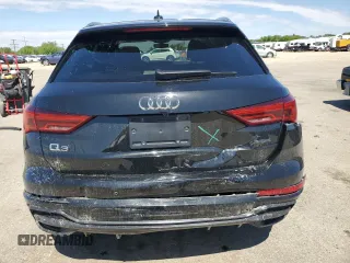 2022 Audi Q3 S line Premium z VIN WA1DECF38N1148303, wystawiony jako Copart lot #57600735 z przebiegiem 25 157 mil mil oraz Szkoda całkowita • Salvage title. Historia ofert i sprzedaży dostępna na DreamBid. Obrazek 6.