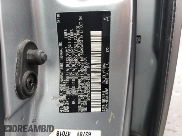 2011 Toyota Sienna XLE AAS с VIN 5TDYK3DC3BS049356, выставлен на аукционе Copart как лот 47971545 с пробегом 229 703 миль миль и Чистый • Clean title. История ставок и продаж доступна на DreamBid. Изображение 13.