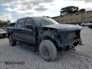 2022 Chevrolet Silverado 1500 RST with VIN 3GCPADED5NG577351, listed as a Copart auction lot 88489025 with 18,612 mi miles and Salvage Title. Bid and sale history available at DreamBid. Image 4.