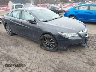 2015 Acura TLX V6 Advance with VIN 19UUB3F73FA001830, listed as a IAAI auction lot 41694317 with 172,188 mi miles. Bid and sale history available at carsss.com. Image 1.
