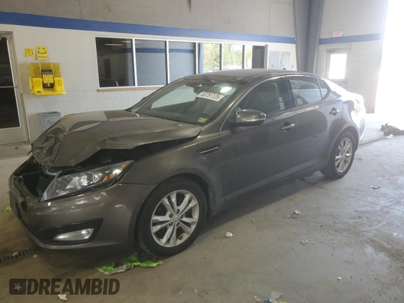 2013 Kia Optima EX with VIN 5XXGN4A72DG091652, listed as a Copart auction lot 53751125 with 134,379 mi miles and Salvage Title. Bid and sale history available at carsss.com. Image 1.