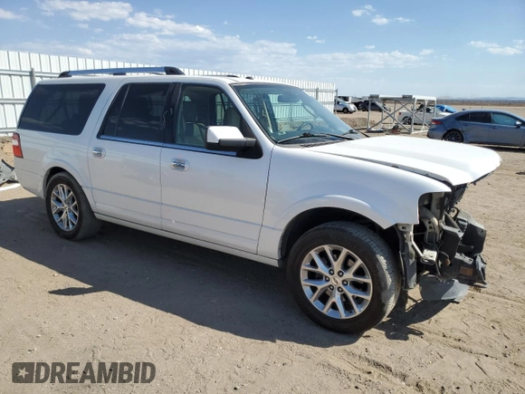 2017 Ford Expedition Max Limited with VIN 1FMJK2AT3HEA14293, listed as a Copart auction lot 70061784 with 156,305 mi miles and Salvage Title. Bid and sale history available at carsss.com. Image 4.