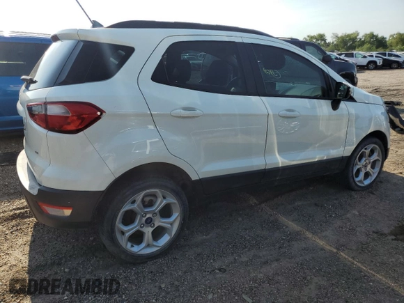 2021 Ford EcoSport SE with VIN MAJ3S2GE4MC444366, listed as a Copart auction lot 54402885 with 25,687 mi miles and Salvage title. Bid and sale history available at DreamBid. Image 3.