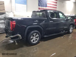 2020 GMC Sierra 1500 SLT with VIN 3GTU9DED9LG427879, listed as a Copart auction lot 44210895 with 45,414 mi miles and Salvage Title. Bid and sale history available at carsss.com. Image 3.