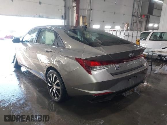 2023 Hyundai Elantra SE with VIN KMHLL4AG9PU557866, listed as a IAAI auction lot 41560571 with 44,666 mi miles and . Bid and sale history available at DreamBid. Image 3.