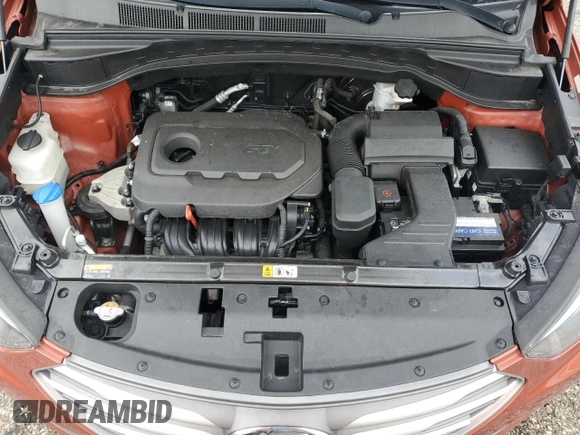 2017 Hyundai Santa Fe 2.4L z VIN 5XYZT3LB4HG381838, wystawiony jako Copart lot #53923535 z przebiegiem 71 815 mil mil oraz Szkoda całkowita • Salvage title. Historia ofert i sprzedaży dostępna na DreamBid. Obrazek 12.