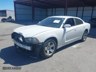 2013 Dodge Charger Police with VIN 2C3CDXAT0DH696299, listed as a IAAI auction lot 41734160 with 108,245 mi miles. Bid and sale history available at carsss.com. Image 2.