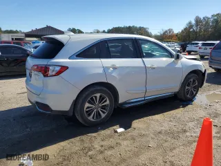 2017 Acura RDX w/Advance Pkg with VIN 5J8TB3H73HL003481, listed as a Copart auction lot 84628144 with 116,808 mi miles and Salvage Title. Bid and sale history available at carsss.com. Image 3.