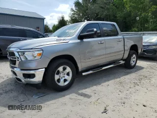 2021 Ram 1500 Big Horn z VIN 1C6RREFT1MN660589, wystawiony jako Copart lot #53296115 z przebiegiem 73 354 mil mil oraz Nie do naprawy • Non repairable. Historia ofert i sprzedaży dostępna na DreamBid. Obrazek 1.