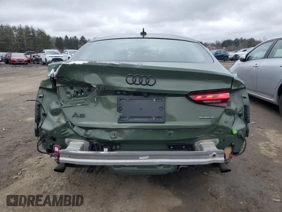2020 Audi A5 Sportback Premium Plus with VIN WAUCNCF54LA001666, listed as a Copart auction lot 40317454 with 48,110 mi miles. Bid and sale history available at carsss.com. Image 6.