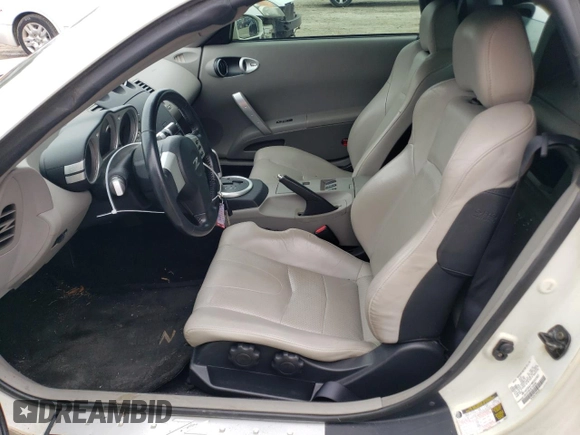 2004 Nissan 350Z Touring with VIN JN1AZ36A74M252387, listed as a Copart auction lot 71635494 with 45,040 mi miles and Salvage Title. Bid and sale history available at DreamBid. Image 7.