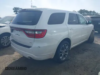 2019 Dodge Durango GT Plus with VIN 1C4RDJDG6KC691545, listed as a IAAI auction lot 41744250 with 108,422 mi miles and . Bid and sale history available at DreamBid. Image 4.