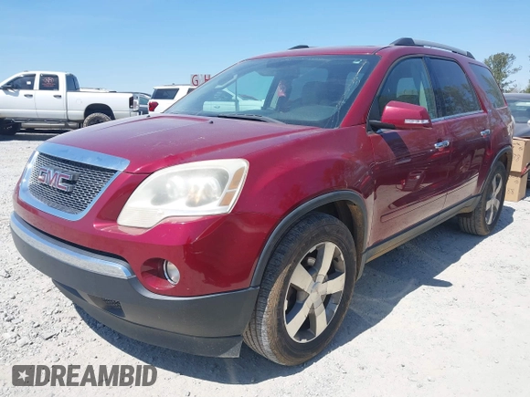 2011 GMC Acadia SLT2 with VIN 1GKKVSED4BJ222768, listed as a IAAI auction lot 41908772 with 183,280 mi miles. Bid and sale history available at carsss.com. Image 2.