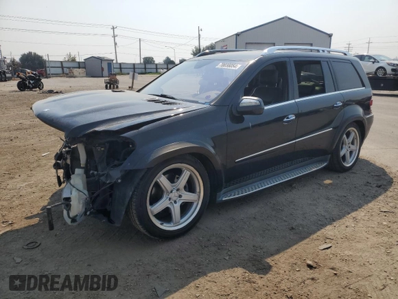 2009 Mercedes-Benz GL-Class 5.5L with VIN 4JGBF86E99A462388, listed as a Copart auction lot 70038054 with 0 mi miles and Salvage Title. Bid and sale history available at carsss.com. Image 1.