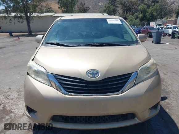 2012 Toyota Sienna LE AAS with VIN 5TDKK3DC5CS186077, listed as a IAAI auction lot 40265988 with 130,888 mi miles and . Bid and sale history available at DreamBid. Image 12.
