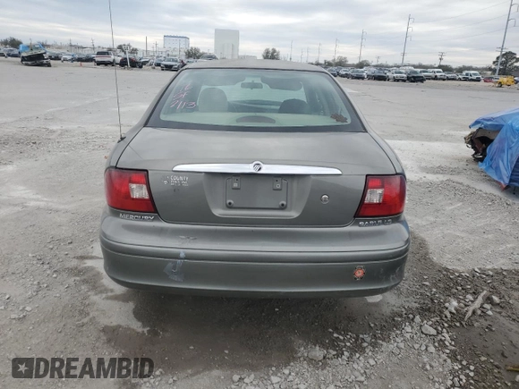 2001 Mercury Sable LS Premium with VIN 1MEFM55S81A608056, listed as a Copart auction lot 45936415 with 123,549 mi miles and Salvage Title. Bid and sale history available at DreamBid. Image 6.