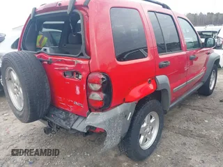 2005 Jeep Liberty Sport with VIN 1J4GL48KX5W540134, listed as a IAAI auction lot 41763890 with 191,262 mi miles. Bid and sale history available at carsss.com. Image 4.