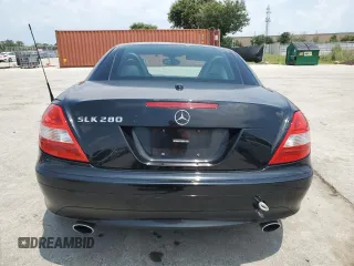 2007 Mercedes-Benz SLK-Class 3.0L with VIN WDBWK54F57F157433, listed as a Copart auction lot 66233794 with 104,198 mi miles and Salvage Title. Bid and sale history available at carsss.com. Image 6.