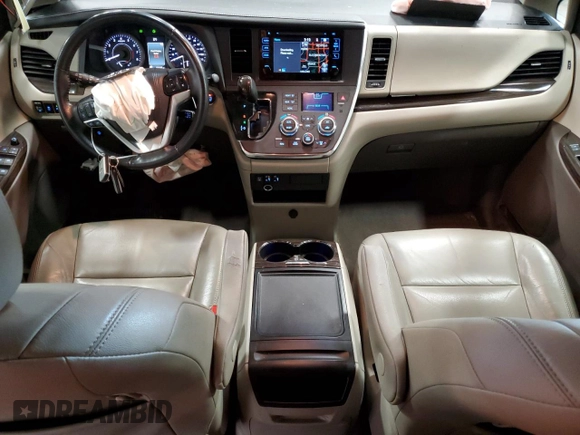 2016 Toyota Sienna XLE with VIN 5TDYK3DCXGS751715, listed as a Copart auction lot 58443105 with 160,155 mi miles and Salvage title. Bid and sale history available at DreamBid. Image 8.
