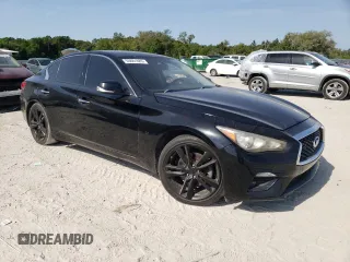 2015 Infiniti Q50 Premium with VIN JN1BV7AR4FM418940, listed as a Copart auction lot 55661885 with 71,352 mi miles and Clean Title. Bid and sale history available at carsss.com. Image 4.