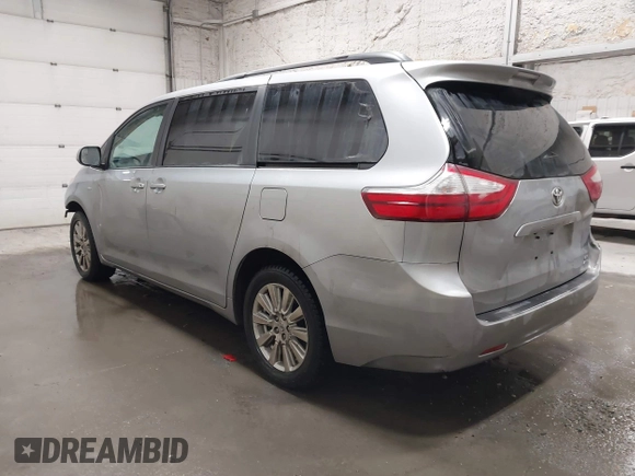 2017 Toyota Sienna LE with VIN 5TDJZ3DC7HS167447, listed as a IAAI auction lot 41774350 with 93,340 mi miles. Bid and sale history available at carsss.com. Image 3.