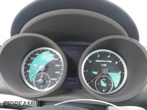 2006 Mercedes-Benz SLK 55 AMG with VIN WDBWK73F66F104476, listed as a IAAI auction lot 41947845 with 87,043 mi miles and . Bid and sale history available at DreamBid. Image 7.