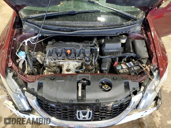 2015 Honda Civic EX-L with VIN 2HGFB2F93FH501458, listed as a Copart auction lot 52144305 with Not Provided miles and Salvage Title. Bid and sale history available at carsss.com. Image 11.