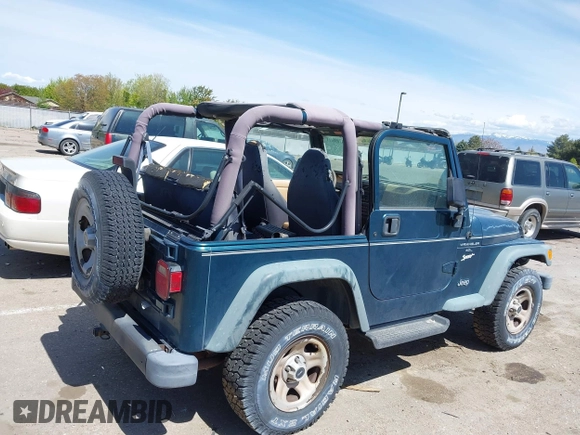 1997 Jeep Wrangler Sport with VIN 1J4FY19S4VP539226, listed as a IAAI auction lot 42096161 with 1 mi miles. Bid and sale history available at carsss.com. Image 4.