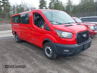 2023 Ford Transit Passenger XL with VIN 1FBAX2Y81PKB68819, listed as a IAAI auction lot 41943926 with 11,047 mi miles. Bid and sale history available at carsss.com. Image 1.