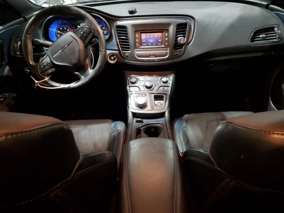 2015 Chrysler 200 S with VIN 1C3CCCBB9FN505720, listed as a Copart auction lot 89372565 with 108,206 mi miles and Salvage Title. Bid and sale history available at carsss.com. Image 8.