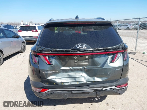 2023 Hyundai Tucson SEL with VIN 5NMJFCAE0PH201261, listed as a IAAI auction lot 41654288 with 9,937 mi miles. Bid and sale history available at carsss.com. Image 16.