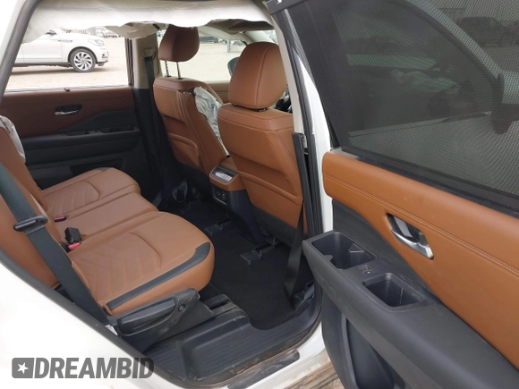 2024 Nissan Pathfinder Platinum with VIN 5N1DR3DG7RC302926, listed as a IAAI auction lot 41706681 with 4,146 mi miles. Bid and sale history available at carsss.com. Image 8.