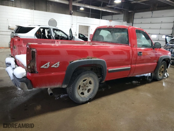 2000 Chevrolet Silverado 1500 with VIN 1GCEC14V0YE264553, listed as a Copart auction lot 44762715 with 0 mi miles and Clean Title. Bid and sale history available at carsss.com. Image 3.