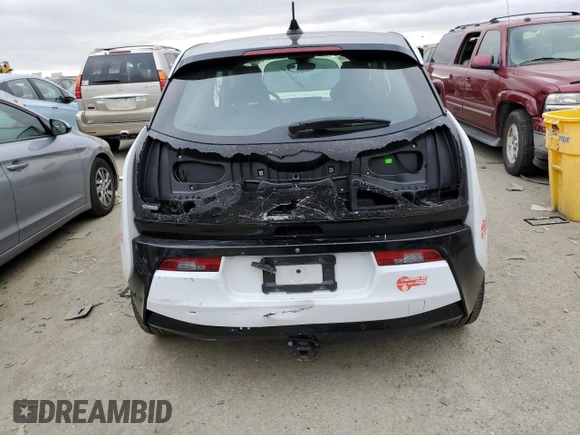 2017 BMW i3 with VIN WBY1Z8C34HV894550, listed as a Copart auction lot 54112393 with 67,116 mi miles. Bid and sale history available at carsss.com. Image 6.