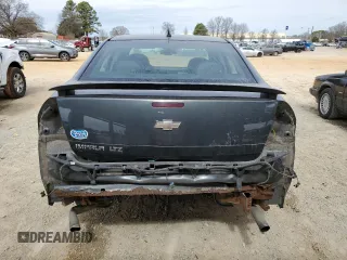2012 Chevrolet Impala LTZ with VIN 2G1WC5E35C1315525, listed as a Copart auction lot 47987615 with 130,099 mi miles and Salvage Title. Bid and sale history available at DreamBid. Image 6.