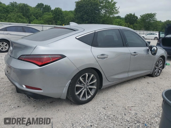 2024 Acura Integra with VIN 19UDE4H26RA012050, listed as a Copart auction lot 55826545 with 10,848 mi miles and Salvage title. Bid and sale history available at DreamBid. Image 3.