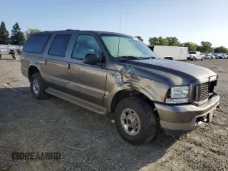 2003 Ford Excursion Limited with VIN 1FMNU43S73EB24882, listed as a Copart auction lot 51680505 with 214,795 mi miles and Salvage Title. Bid and sale history available at DreamBid. Image 4.