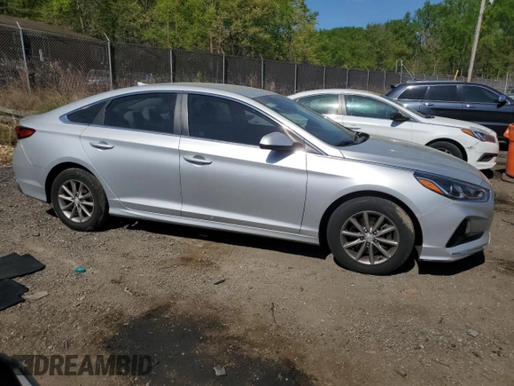 2019 Hyundai Sonata SE with VIN 5NPE24AF3KH733045, listed as a Copart auction lot 54121665 with 92,020 mi miles and Salvage Title. Bid and sale history available at carsss.com. Image 4.