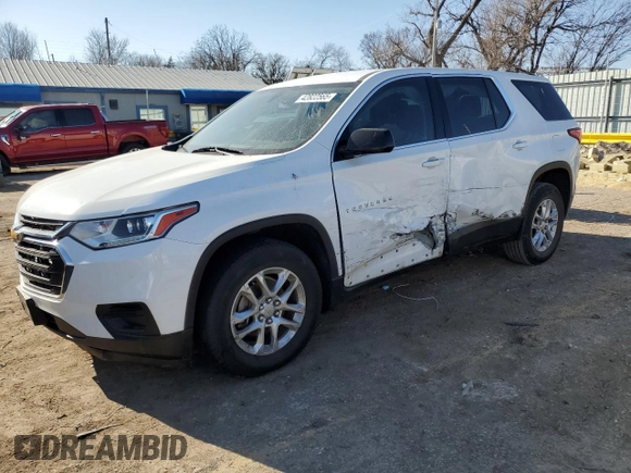 2018 Chevrolet Traverse with VIN 1GNEREKW8JJ281199, listed as a Copart auction lot 42822565 with 122,435 mi miles and Salvage title. Bid and sale history available at DreamBid. Image 1.
