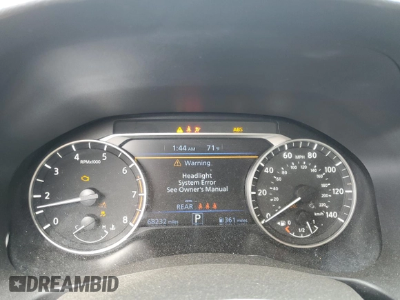 2023 Nissan Altima 2.5 SV with VIN 1N4BL4DV6PN358459, listed as a Copart auction lot 48411265 with 68,232 mi miles and Salvage Title. Bid and sale history available at carsss.com. Image 9.